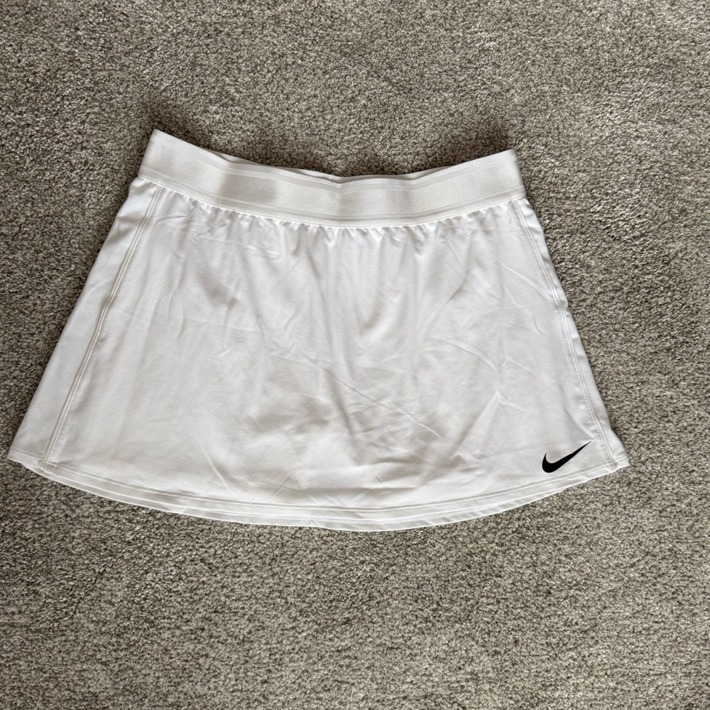 White White Tennis Skirt